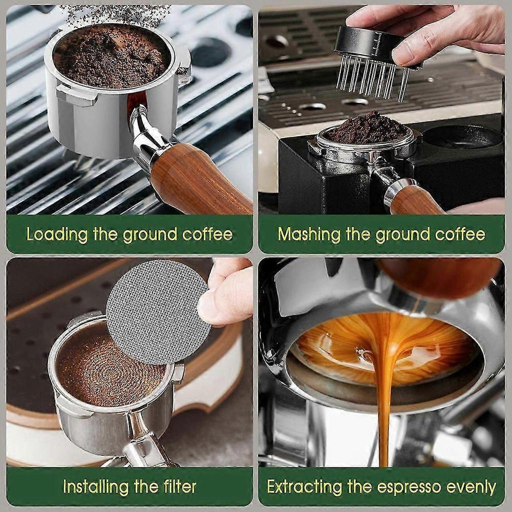 Siebträger 51 mm für DeLonghi Dedica EC680/EC685 Kaffeemaschine, Bodenloser Siebträger mit Siebkörben