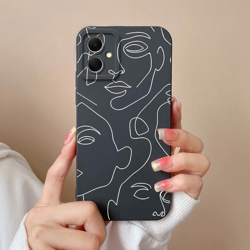 

For Samsung Galaxy A06 Phone Case Heart-Butterfly Funda For Samsung A 06 Back Cover Camera Protection Liquid Silicone Bumper Samsung A06 (5G)