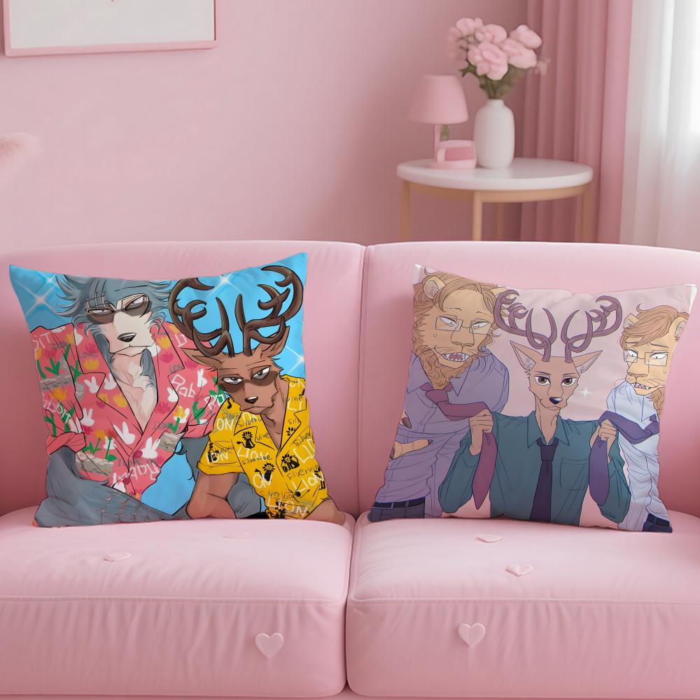 POPULAR B-BBEASTARSS Cushion Cover Comfortable Reversible Pillow Cover Ideal for Car Sofa Bedroom & Beyond