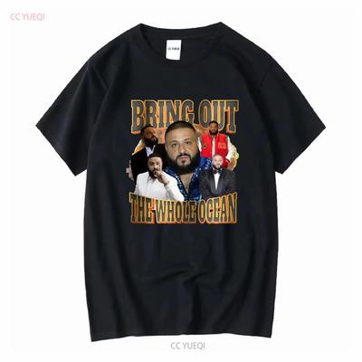 Juokingi Dj Khaled marškinėliai Gerbėjų atributika Labai vintažiniai Išskalbti Stilingi vyriški Patogūs grafiniai gatvės stiliaus Tampri mada Minkšti