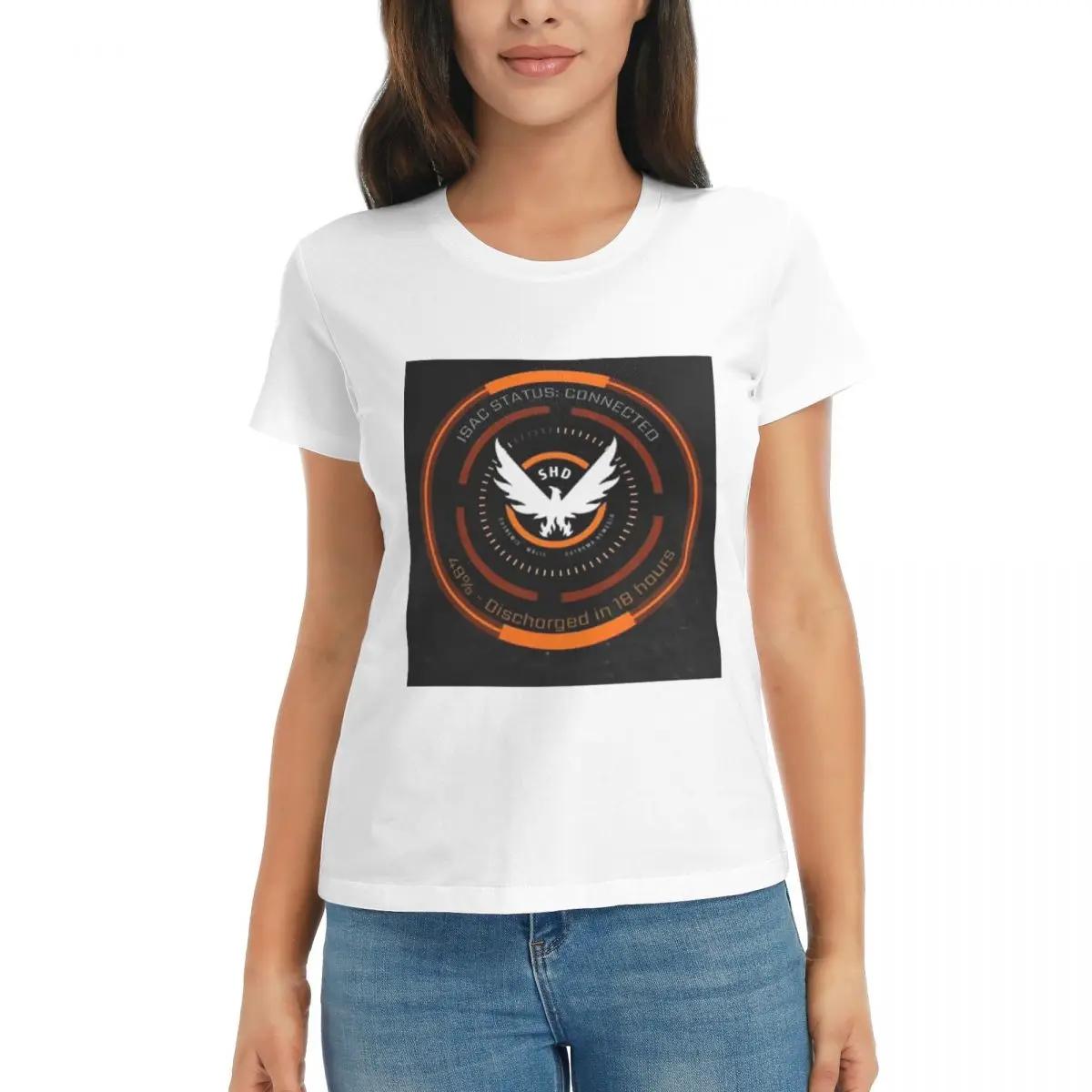 Women TShirt The Division 2 Shd Strategic Homeland Division Summer Short Sleeve Tees Crew Neck T Shirts Clothes Tops Streetwear S