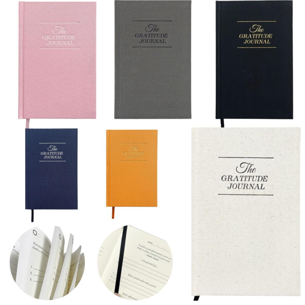 Deník vděčnosti Kreativní papírnické potřeby Studentský notebook Školní kancelářské potřeby Deník Reflexe Plán děrování