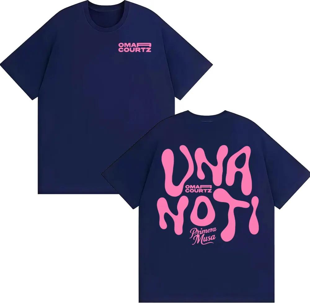 

Omar Courtz Primera Musa Album Print Tshirt Unisexs and Womens Clothing Aesthetics 2026 Summer Pure Cotton Print Tshirt S