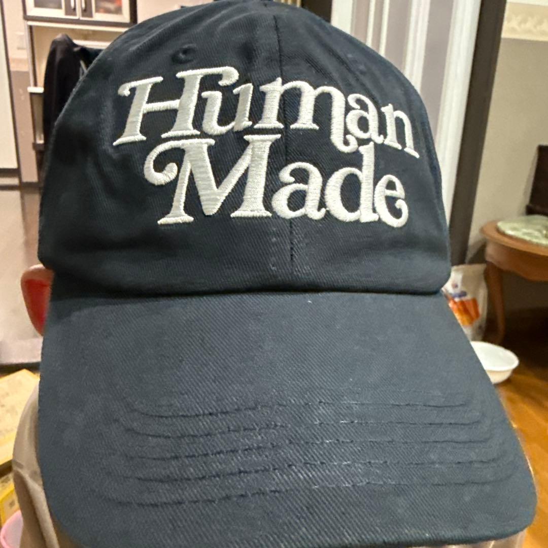 Used Human Made 6 Panel Cap Navy