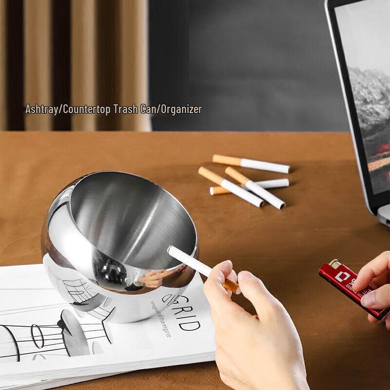 Rose Gold Slanted Stainless Steel Serving Bowl with Base