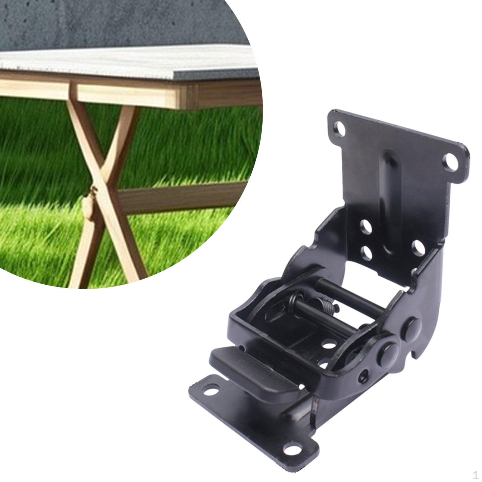 

Складной кронштейн для ножек стола с самоблокирующимся шарниром для верстака и стула чёрный