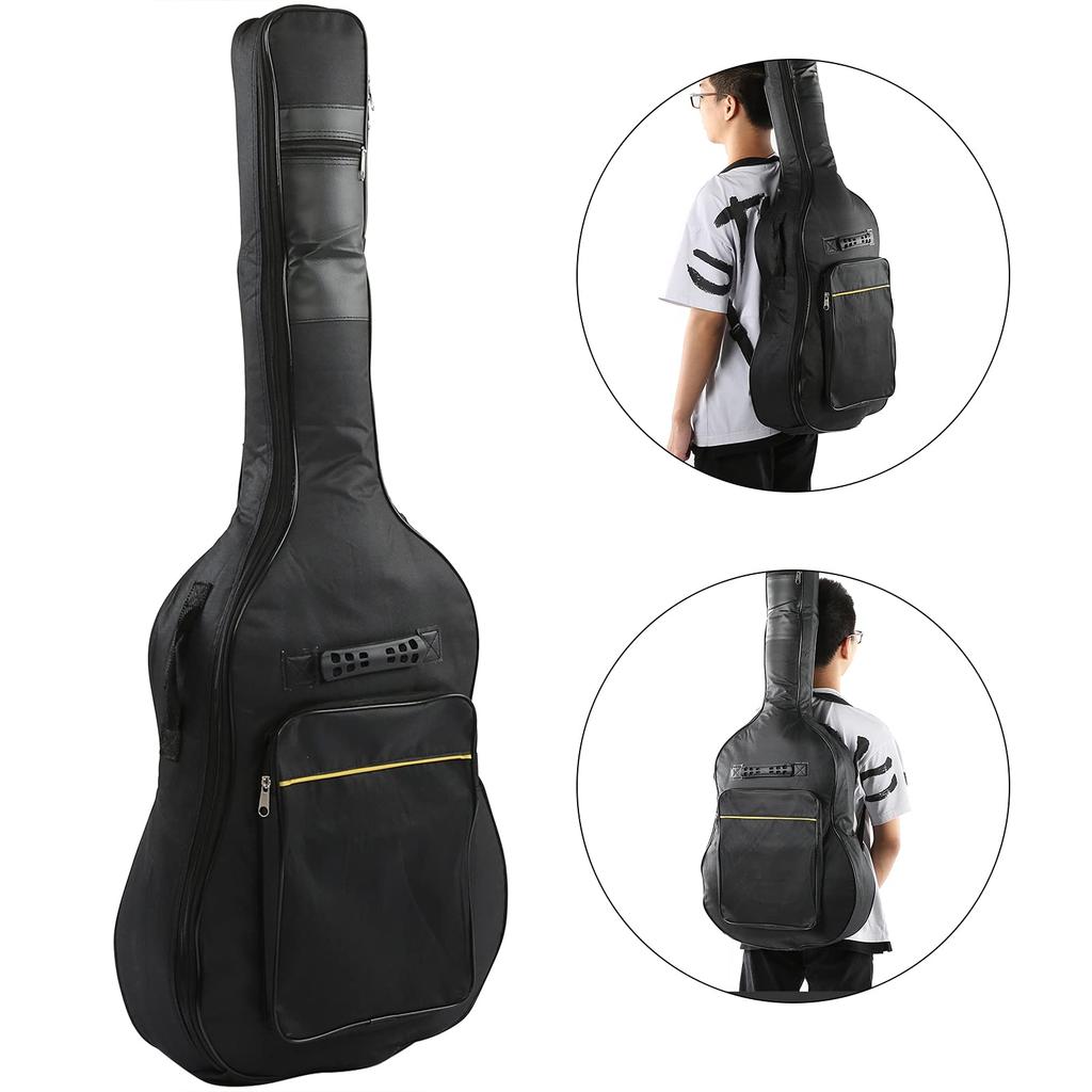 Oxford Cloth Guitar Folk Guitar 40/41-inch Case, Waterproof, Soft, Backpack, Handbag-Style