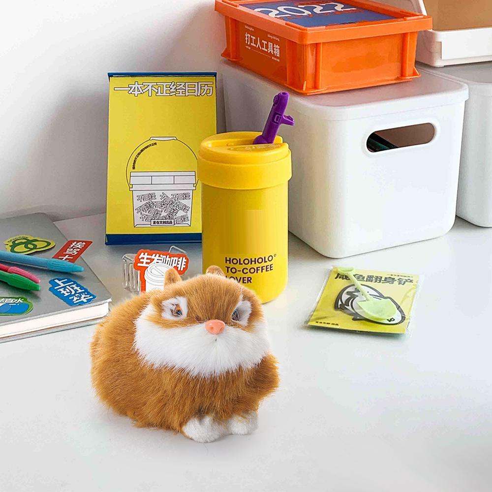 Children's Birthday Gifts Desktop Furnishings Easter Rabbits Plush Toys Simulation Rabbit Model