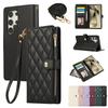 Crossbody Leather Phone Case For Samsung S26 S25 S24 Ultra S23 FE S22 S21 Plus A57 A37 A17 A07 A16 A06 A36 A56 A55 Wallet Cover