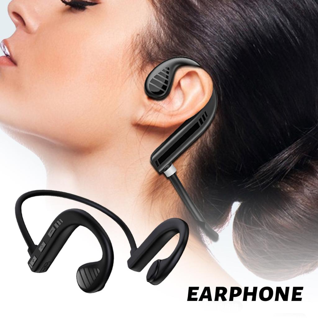 Bone Conduction Bluetooth-compatible Earphone Sound Conduction Wireless Earphone Sport Over The Ear Headset