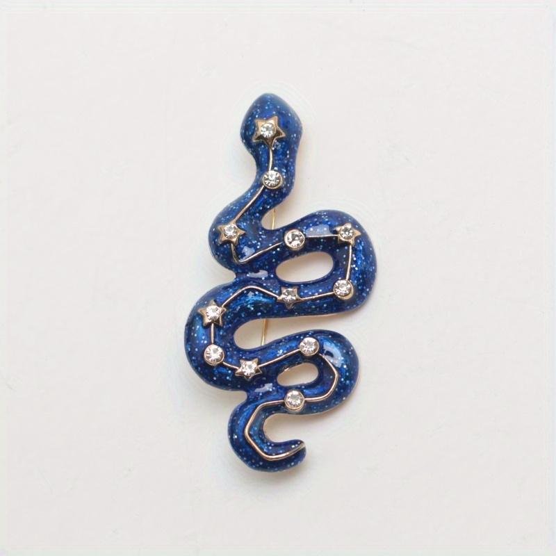 Stylish and Elegant Zodiac Animal Snake Brooch Personalized Luxury Accessory Pin Gift