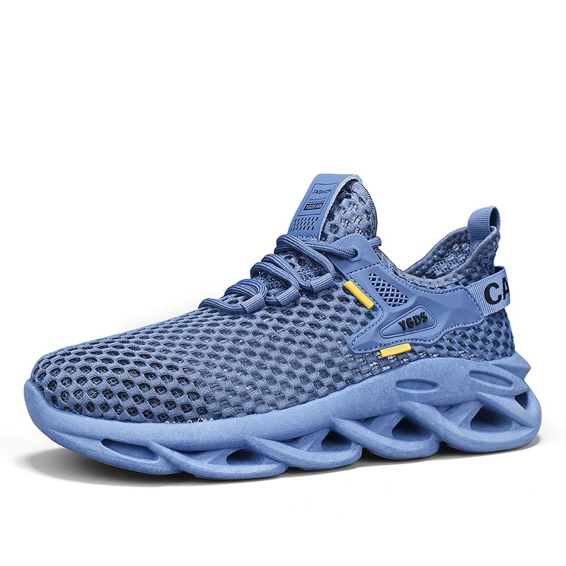 Fashion Men's Summer Mesh Sneakers - Breathable for Casual Outdoor Running Tennis Hiking & Luxury Platform Loafers Style