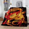 Dragon Blanket 3D Printing Animal Art Soft and Comfortable Sofa Bed Bedroom Decorative Bedspread Travel s