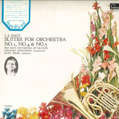 LP Record KURT REDEL, ORCHESTRE PRO ARTE DE M - Bach: Orchestral Suites No. 1, 4, 5 FCM27 FONTANA - Japan Classical Used