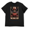 Halloween Tarot Pumpkin Trick T-Shirt Sweat Boys Whites Affliction Shirts Men Clothes