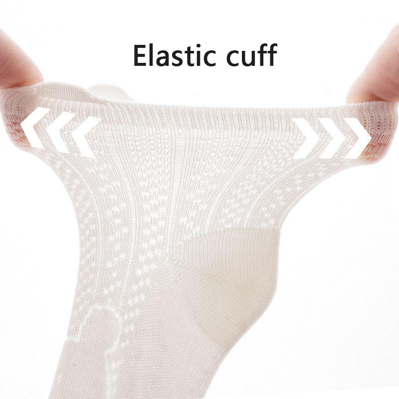 4 Pairs Children Socks White Color Mesh Breathable Newborn Socks Comfortable Kids Socks Baby Accessory