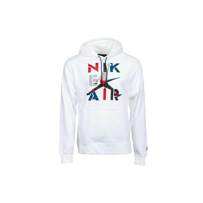 Jordan Legacy Pullover Hoodie mit Brustdruck Herren Oberteile Weiß CQ8291-100