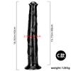 Female 3-piece Set Large Simulation Penis Masturbation Device Butt Plug Thick Long Cock