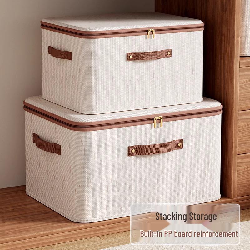 Cotton Linen Large Capacity Clothing Storage Box