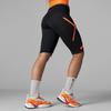 (WMNS) adidas by Stella McCartney TruePace Short Running Tights Asia Sizing 'Black Orange' Women's HB6082