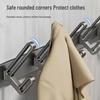Wall-Mounted Coat and Clothes Hook – No-Punch Behind-Door Wardrobe Rack for Entrance and Hallway