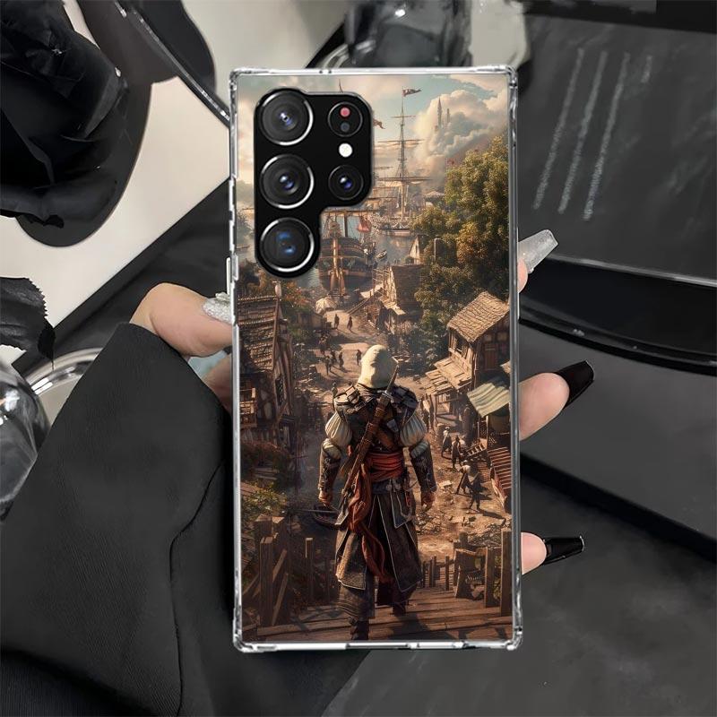 A-Assassins Game Creed Phone Case for Samsung Galaxy S25 S24 Ultra S23 S22 S20 FE S10 Plus S9 + Lite Soft Print Cover Coque