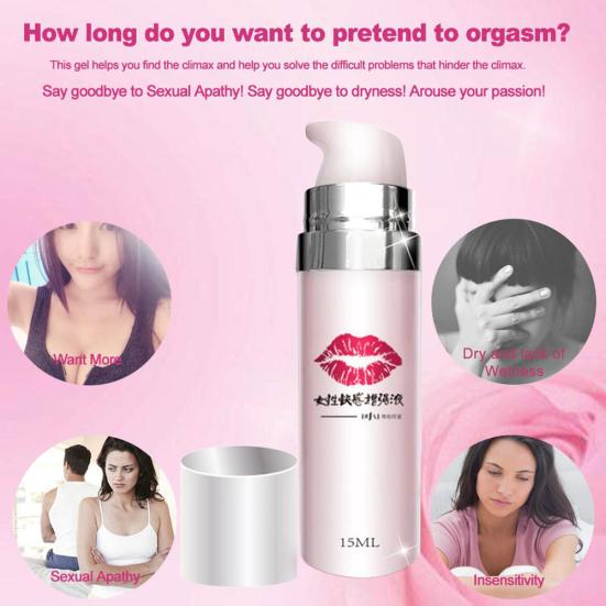 15 ml Gleitmittel-Gelee, weibliches Orgasmus-verstärkendes Gel, Schamlippen-Klitoris-Erreger-Massage