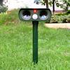 2pcs Outdoor Bird Cat Dog Animal Repeller Deterrent Ultrasonic Infrared Cat Kitten Puppy Dog Repeller Garden Supplies