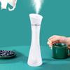 Small Desktop Humidifier 250ml Quiet Clear USB Portable Slim Cool Mist Humidifier for Indoor Office Car White