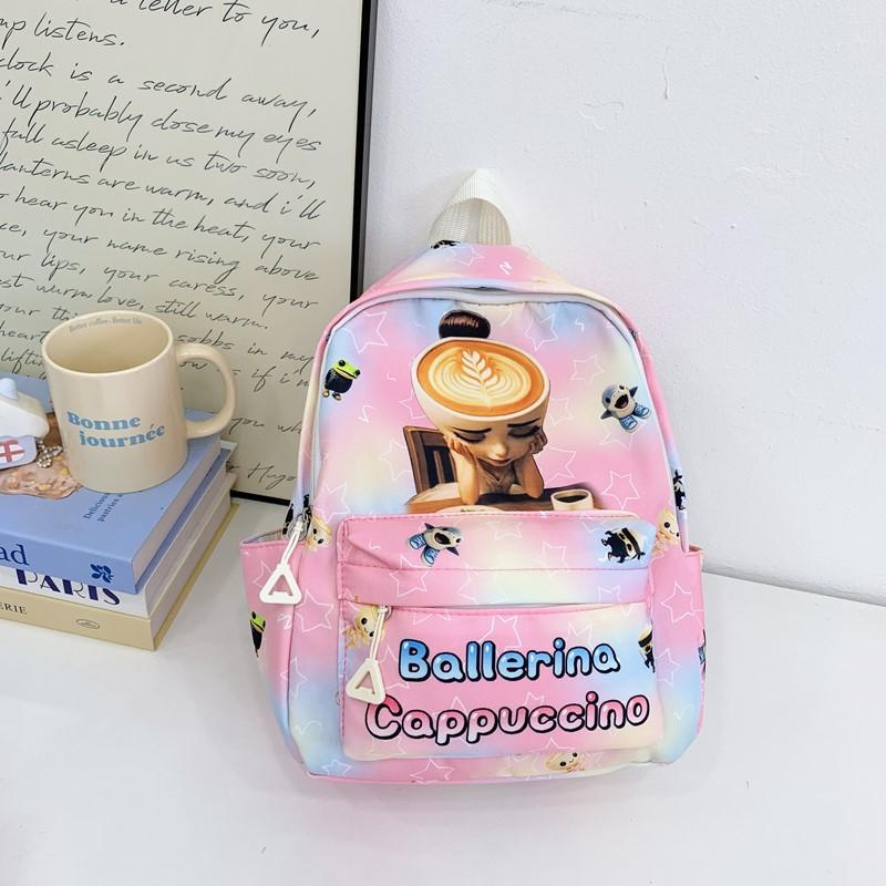 

Kindergarten Middle And Older Children S Baby Schoolbag Cute Printing Light Travel Boys And Girls Backpack Children S Backpack розовый