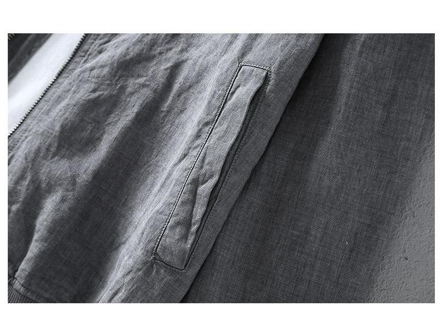 Men's Artistic Youth Long-Sleeve Linen Coat: Comfortable, Breathable, Versatile Casual Wear.