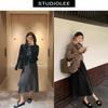 Shoes French exquisite embroidery one-pedal velvet flat-bottomed Loafu Doudou single shoes