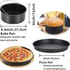 Air Fryer Accessories Set Fit All Airfryer with Cake Basket Pizza Pan Stainless Steel Skewer Rack Oil Brush Kitchen Accessories