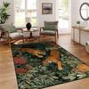 Chinese Style Retro Tiger Pattern Living Room Carpet Oriental Classical Decoration Lounge Sofa Rug Bedroom Non-slip Washable Mat