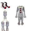 Stephen King's It Scary Clown Joker Pennywise Cosplay Costume Halloween Outfits Perfect Stitching And Exquisite Workmanship