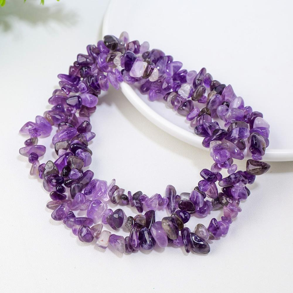 Naturweißes Pulver, gelber Amethyst-Bruchstein, Halbfertigprodukt, DIY, Farbige Kristallsteine, lose Perlen, Schmuckzubehör