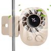 1pc Hipacool Portable Clip Fan 360° Rotatable 100 Speed Wind 12V USB Rechargeable Electric Fan Low Noise Mini Fan Clamp Anywhere