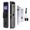 Tür-Smart-Lock mit Kamera 3D-Gesichtserkennung Fingerabdruck Handflächenader 7 Entsperrmethoden 1080P HD-Video-Sprechanlage IP65