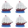 Aquarium Landscape Ship Model Sail Boats Aquariums Decorations Art Crafts Terrarium Habitat Ornaments