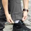 Men Winter Waterproof Climbing SkiingTrekking Fleece Fishing Tactical Pants Cargo Pants Camping Hiking Trouser