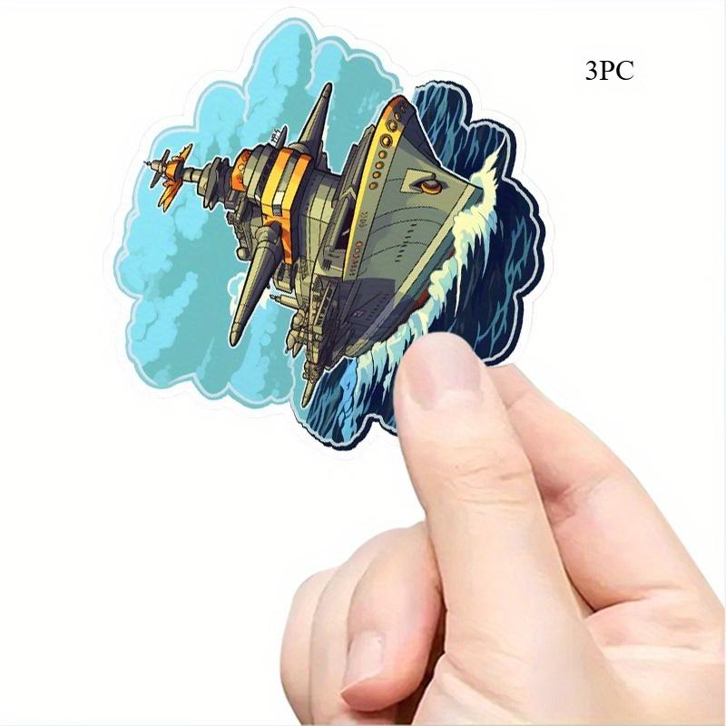 

Наклейки флота авианосца «Навигатор» Прочные для ноутбука, автомобиля, багажа, скейтборда и многого другого - Идеально для подростков, взрослых, для креативного декора и в подарок 5PC