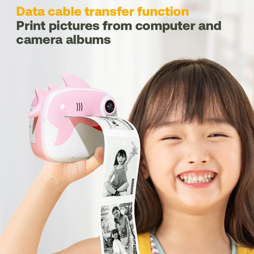 Детская мини-камера с мультяшными игрушками-акулами для девочек и мальчиков — фото 4