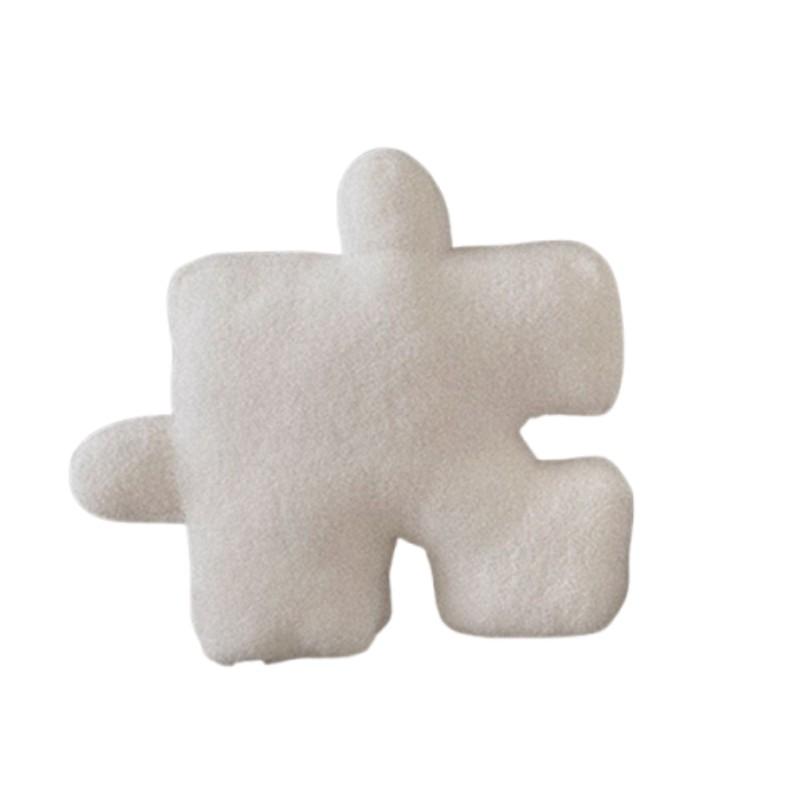 

8 цветов Пазл Плюшевая игрушка Супер пушистая Подушка-спинка Декорация для дома белый