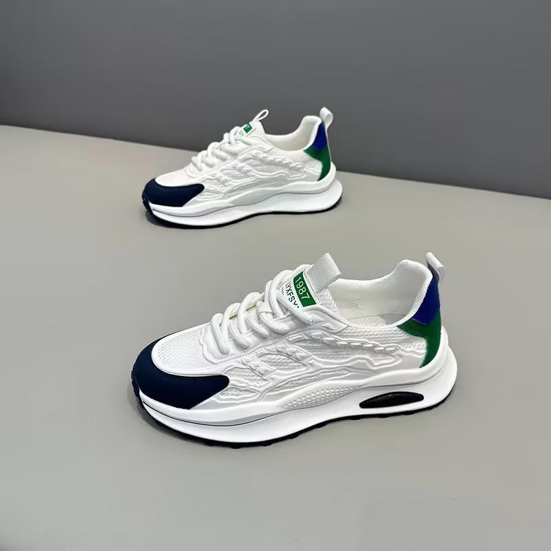 

Summer men s shoes breathable mesh sports shoes men s Korean version versatile little white shoes mesh shoes running casual dad trendy shoes 44