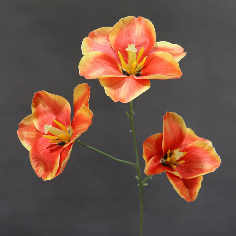 3D Flip Silk Tulip Wedding Decoration & Floral Art Background