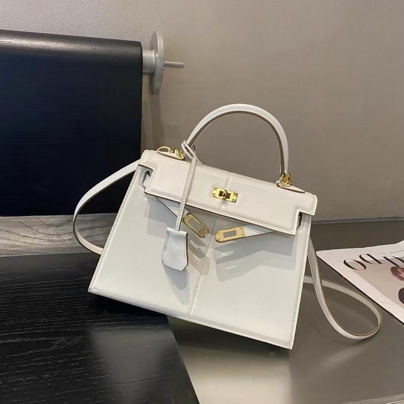 2025 Nowy Styl Torba Damska z Prawdziwej Skóry Warstwa Wierzchnia Skóra Swift Retro Pluszowa Torba Do Ręki na Jedno Ramię Torba Eksplozja