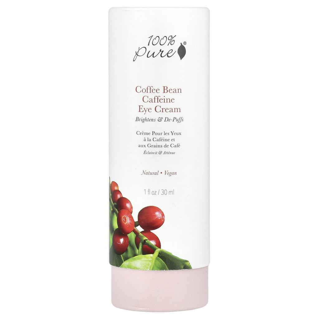 100% Pure, Coffee Bean Caffeine Eye Cream, 30Ml(1Fl Oz)