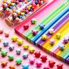 Set de 1030 de coli de hârtie Origami Stea Față-Verso în 27 de Culori Vibrante Aleatorii Perfect pentru Decor Stele Norocoase Handmade Artizanat Artă DIY