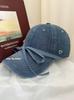 Butterfly Knot Denim Baseball Cap With Sun Protection For Casual Women