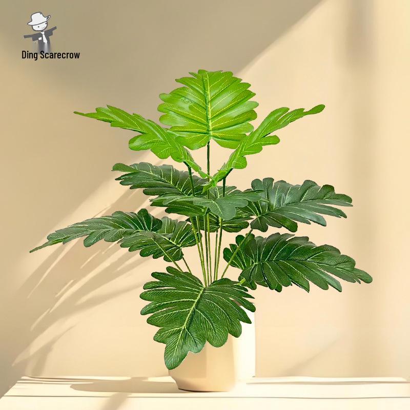 Buddha Hand Leaf Artificial Plant for Home and Garden Decor